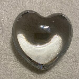 Baccarat puffy Heart crystal Paperweight